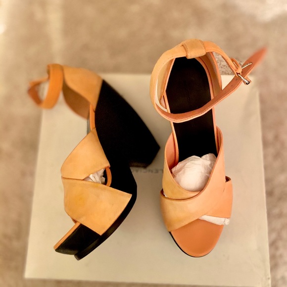 Balenciaga Orange and Black Wedges - Picture 5 of 8